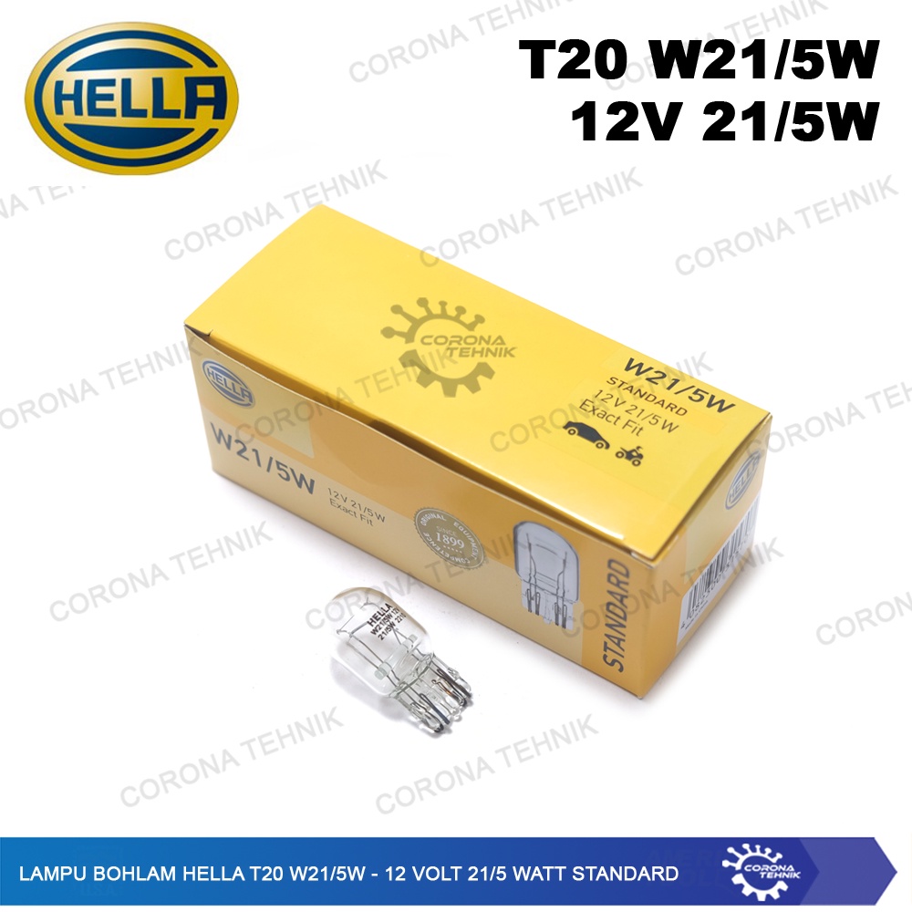 Lampu Bohlam Hella T20 W21/5W - 12 Volt 21/5 Watt Standard