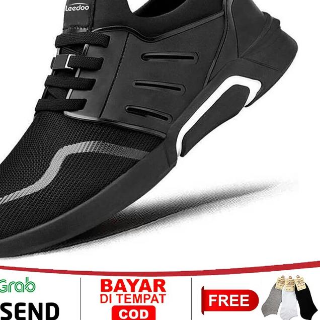 ♬ Leedoo Sepatu Pria Casual Kerja Simple F15 ➪