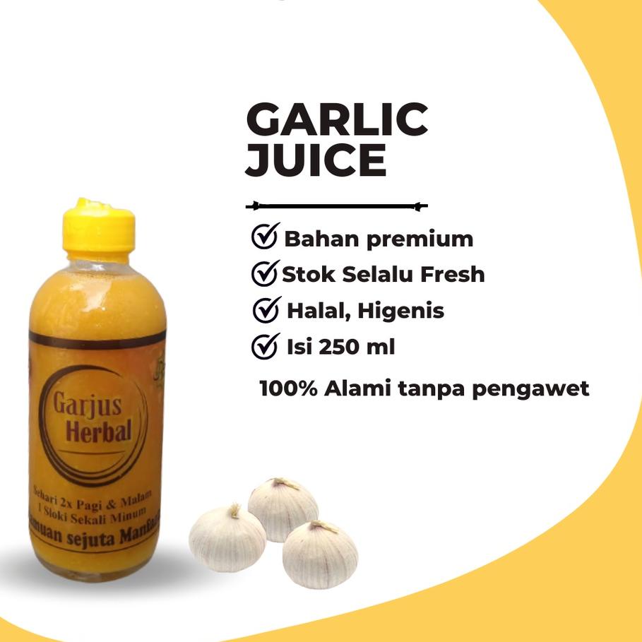 

Jus Bawang Putih Tunggal Madu Jahe Cuka Apel Lemon 250 ML - Terlaris