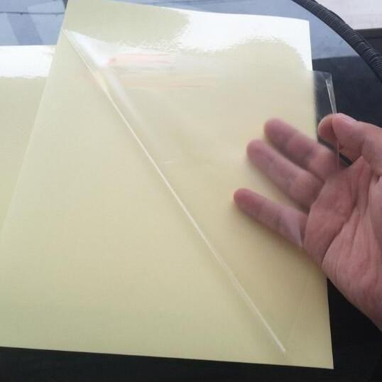 

HOT Product kertas sticker stiker transparan glossy tahan air bisa semua printer dan semua tinta isi 10 