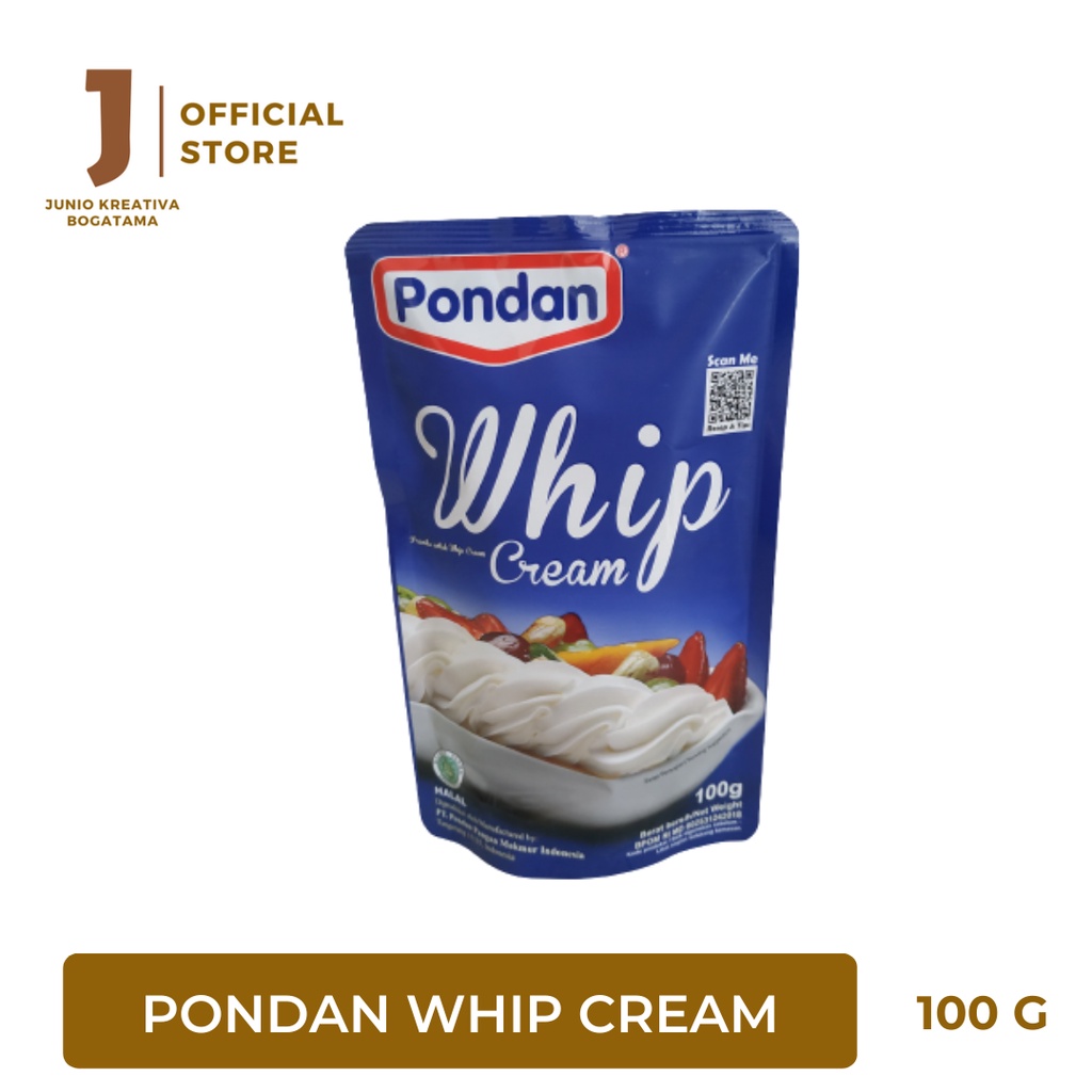 

Pondan Whip Cream 100 Gram