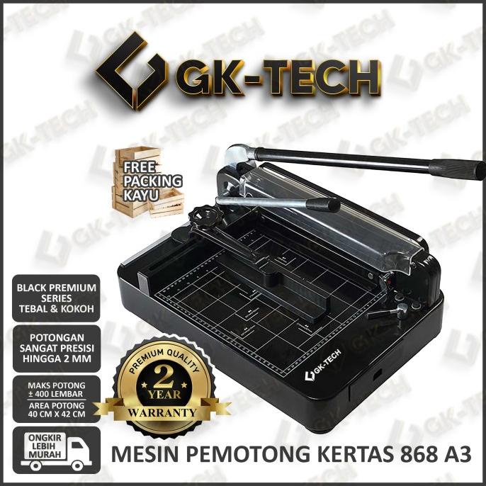 

Mesin Thick Layer Paper Cutter A3 868 - Mesin Pemotong Kertas 1 rim