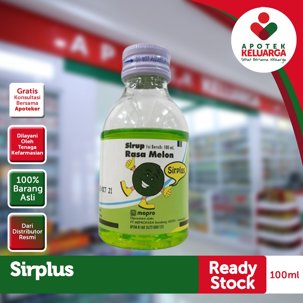 

SIRPLUS 100ML 3 RASA MELON, STRAWBERRY. DAN MELON