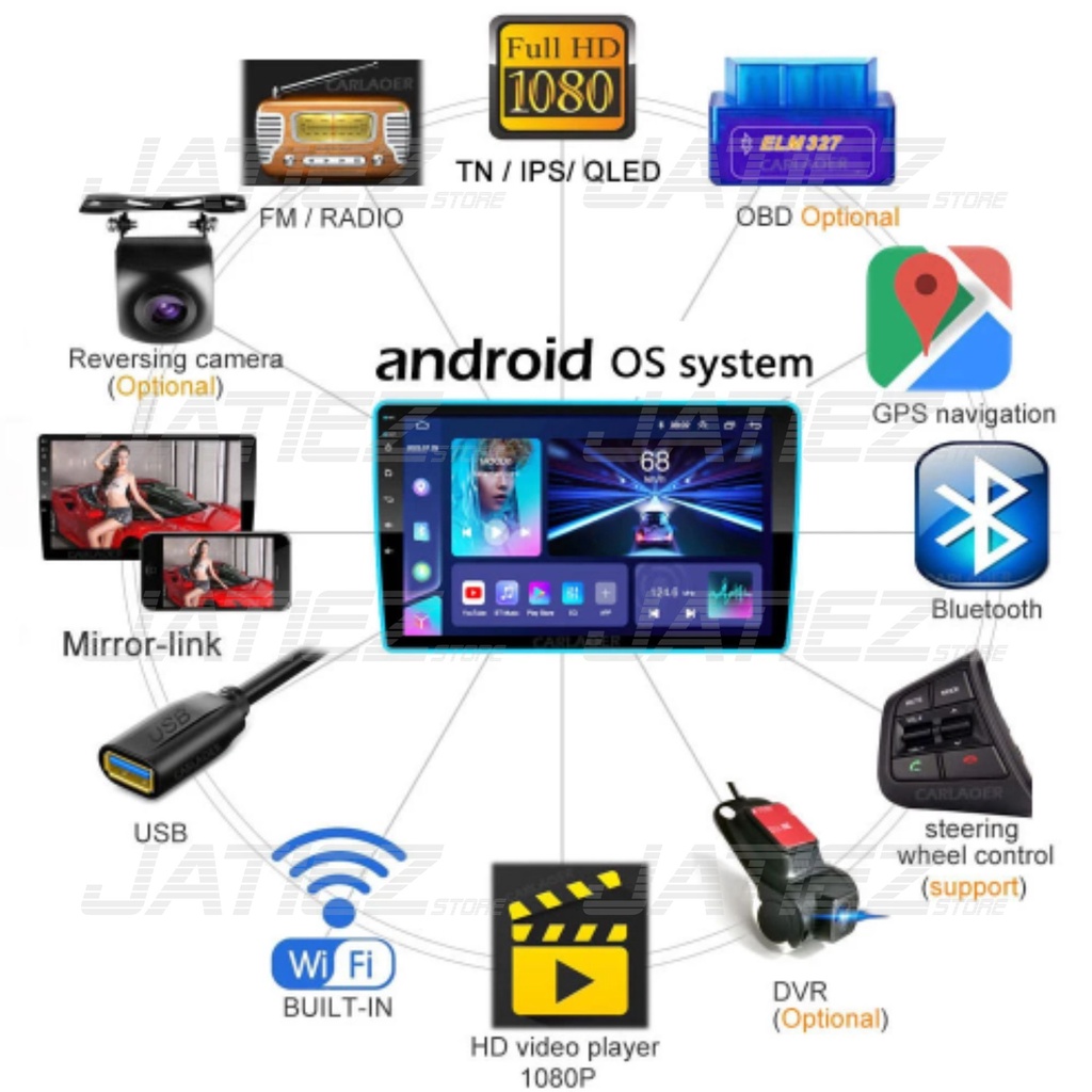 Head Unit Android Universal 7/9/10 inch - Headunit Android