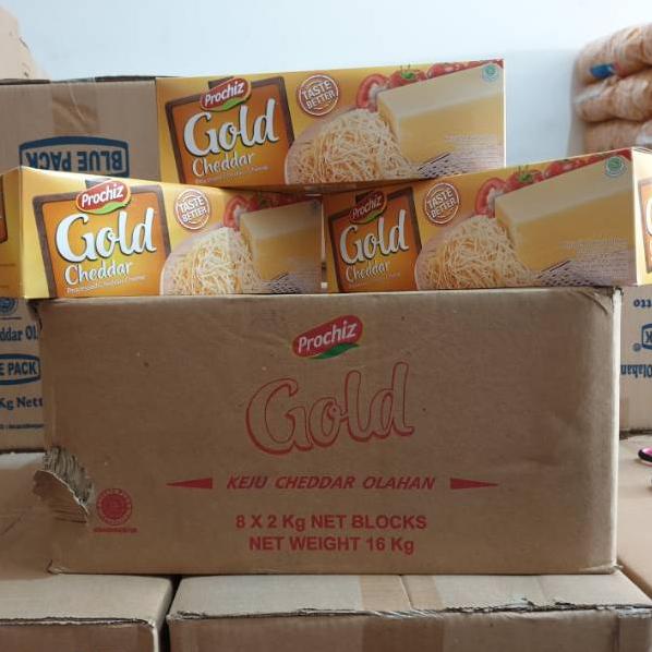 

HARGA GROSIR Keju Prochiz Gold Cheddar 2kg Termurah gas !!