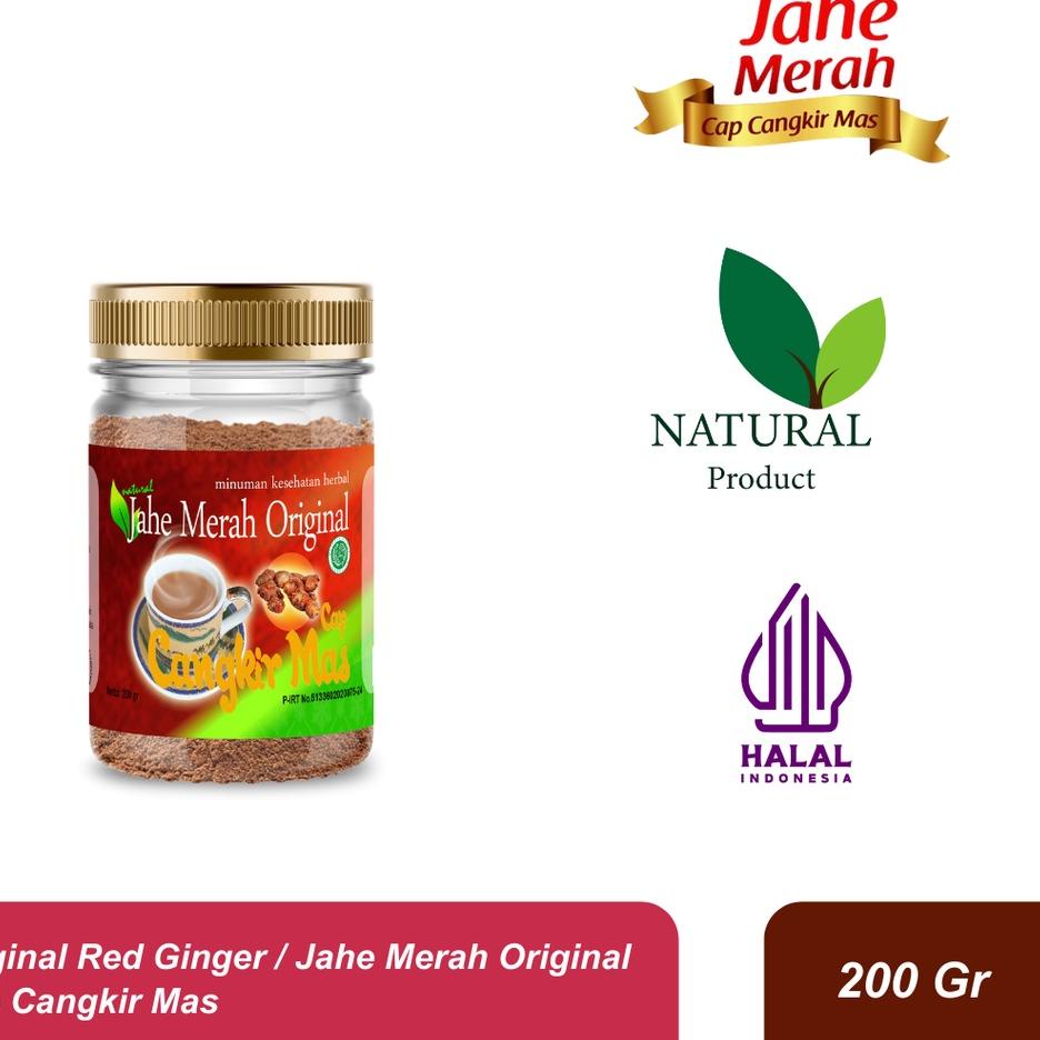

✨ 7.7 Cangkir Mas Jahe Merah Original Toples 200 Gram