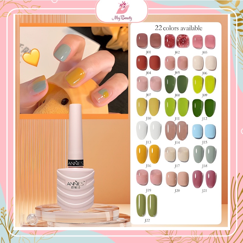 MSY Kutek Gel Summer Colour Jelly Transparant And Nail Gel Polish UV LED 10ml/Cat kuku