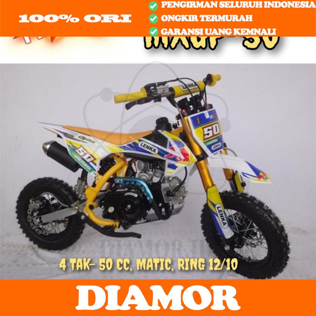 LENKA MXGP 50 Mini Trail Anak 50 Cc Matic