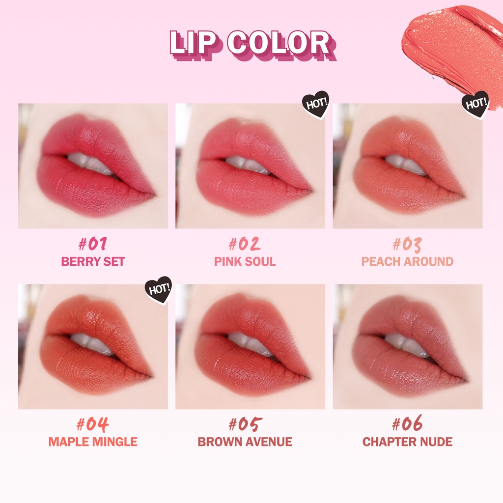 BNB barenbliss Berry Makes Comfort Lip Cream Korea Liquid Lipstik「24H Moisturizing」