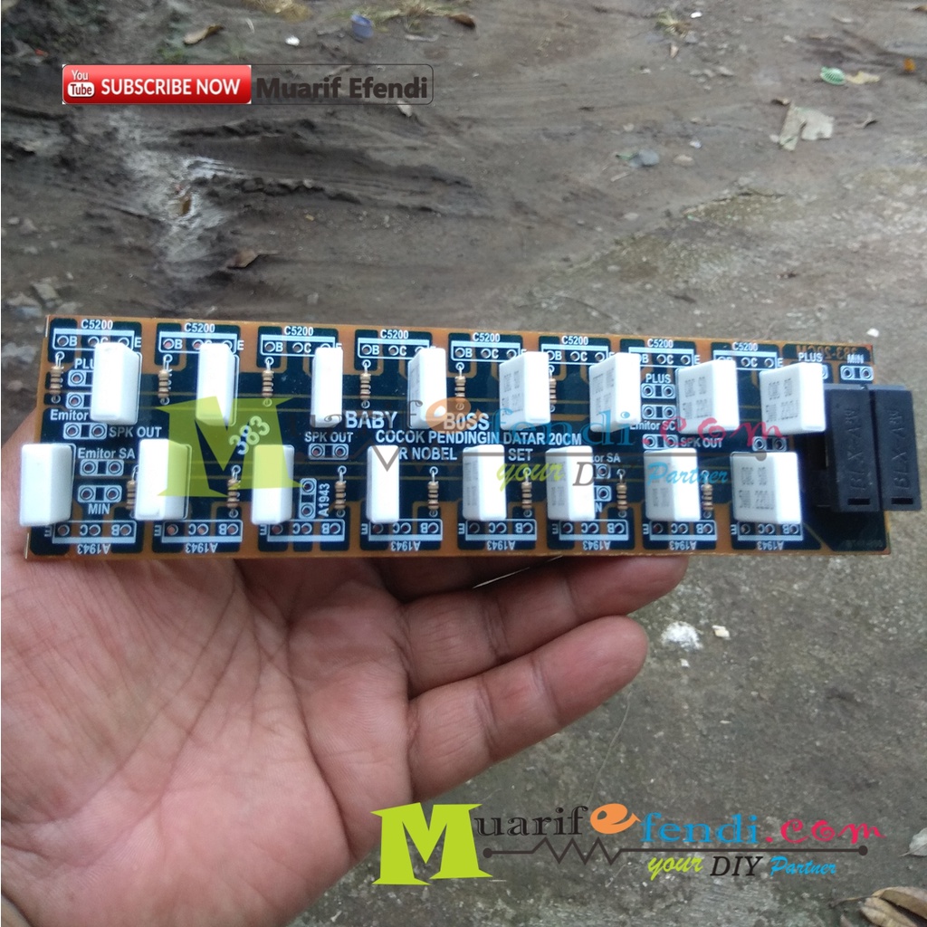 KIT Paralel Transistor NJW TIP Toshiba MJL 8SET Resistor NOOBLE/BERDIRI 383