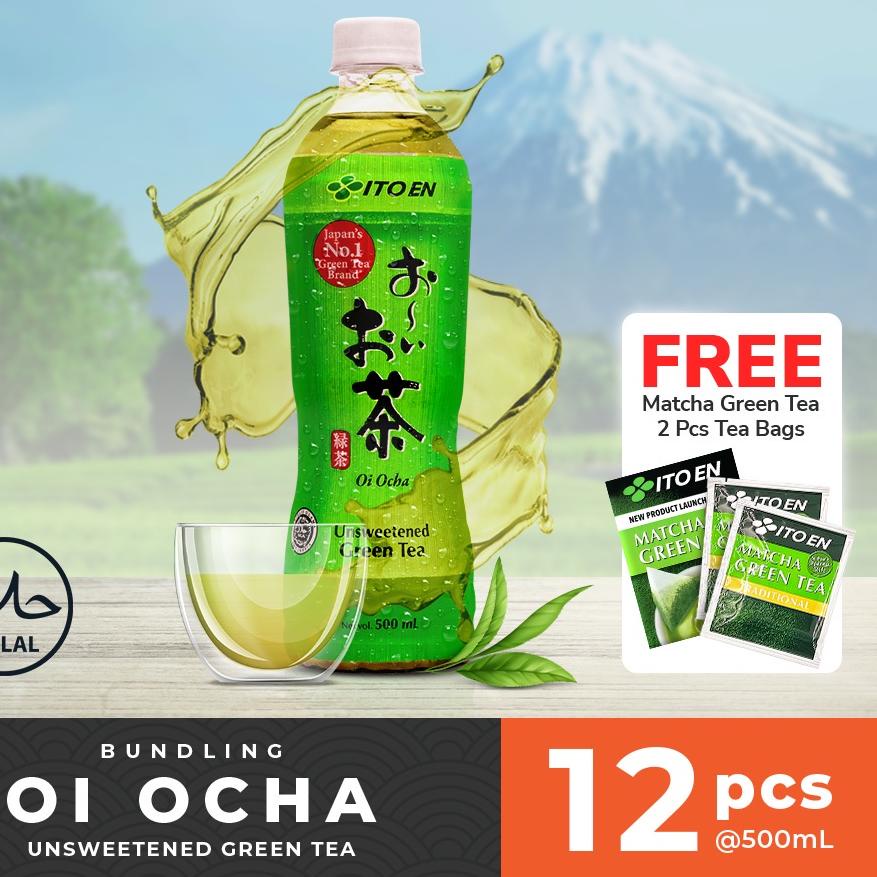 

✥ ITO EN Oi Ocha Green Tea No Sugar 500ml isi 12 pcs ☏