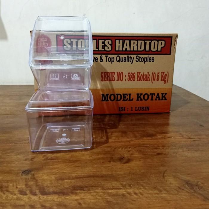 Toples Kue Kering Plastik Hardtop 588 / Kotak - 500 gr