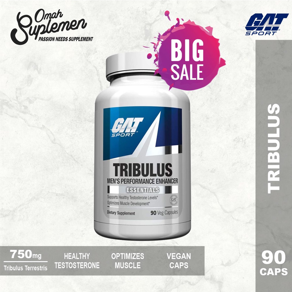 GAT Tribulus 90 veg caps Natural Tribulus Essentials