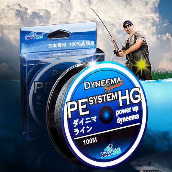 SENAR PANCING PE 4 HELAI SENAR PE ANYAMAN ANTI ABRASI DAN KUSUT 100M FISHING LINE 3.10KG-18.5KG