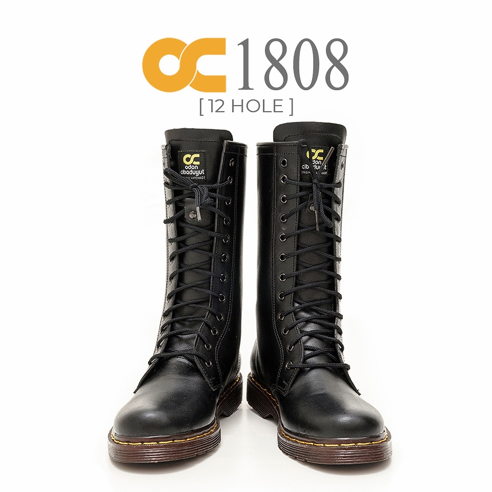 SEPATU BOOT 12 HOLE KULIT ORIGINAL 1808