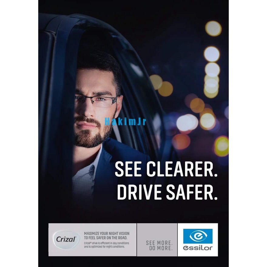 Lensa Kacamata Essilor SV Crizal Drive