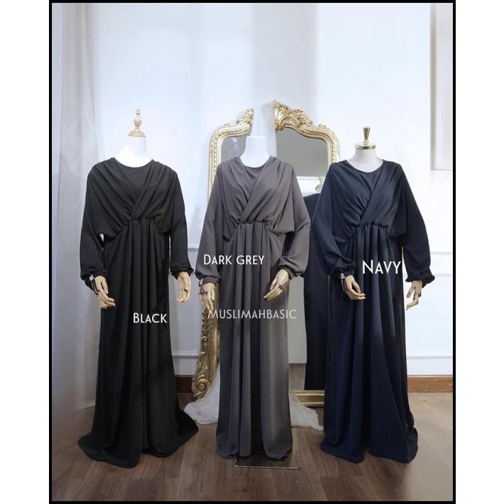 VIENNA ABAYA BY @MUSLIMAHBASIC.ID