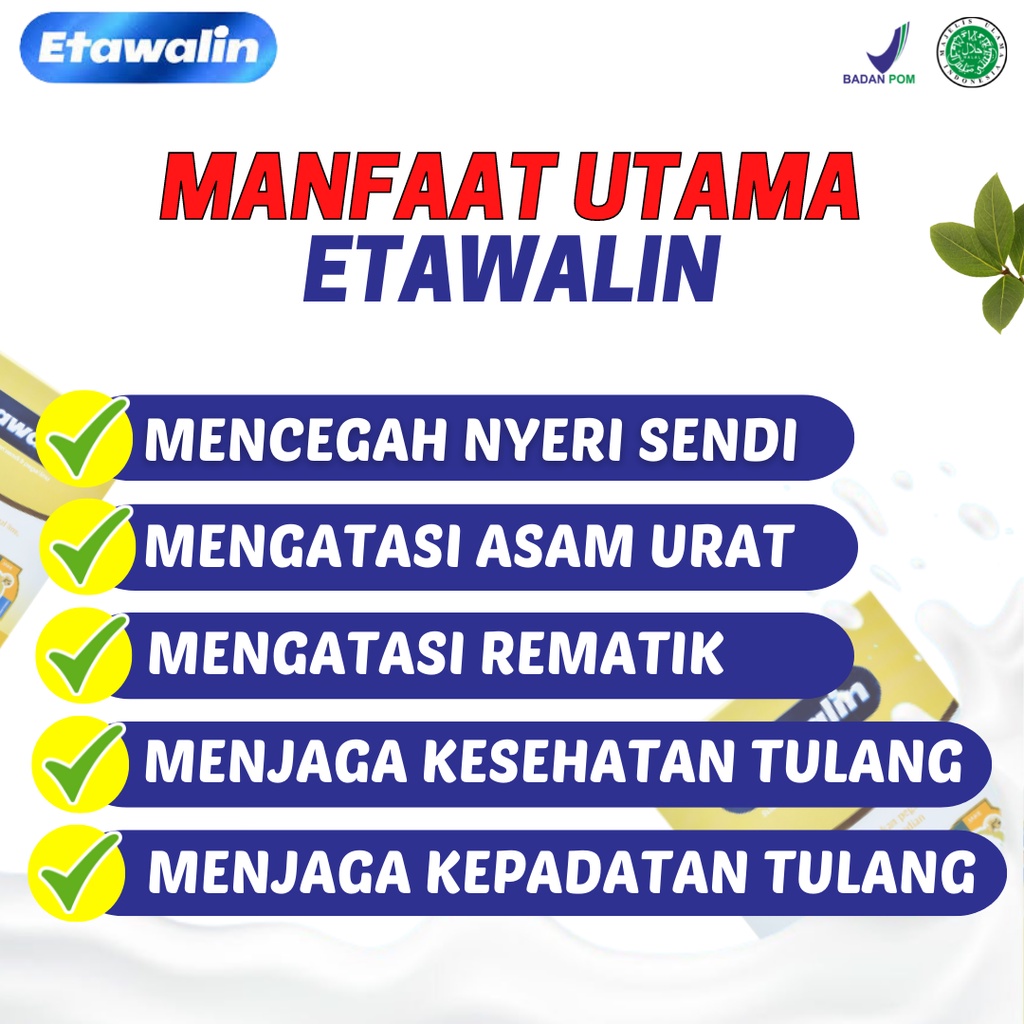 ETAWALIN – Susu Kambing Etawa Tingkatkan Kepadatan &amp; Kesehatan Tulang Sendi Anti Pengapuran Sendi - Bayar Ditempat