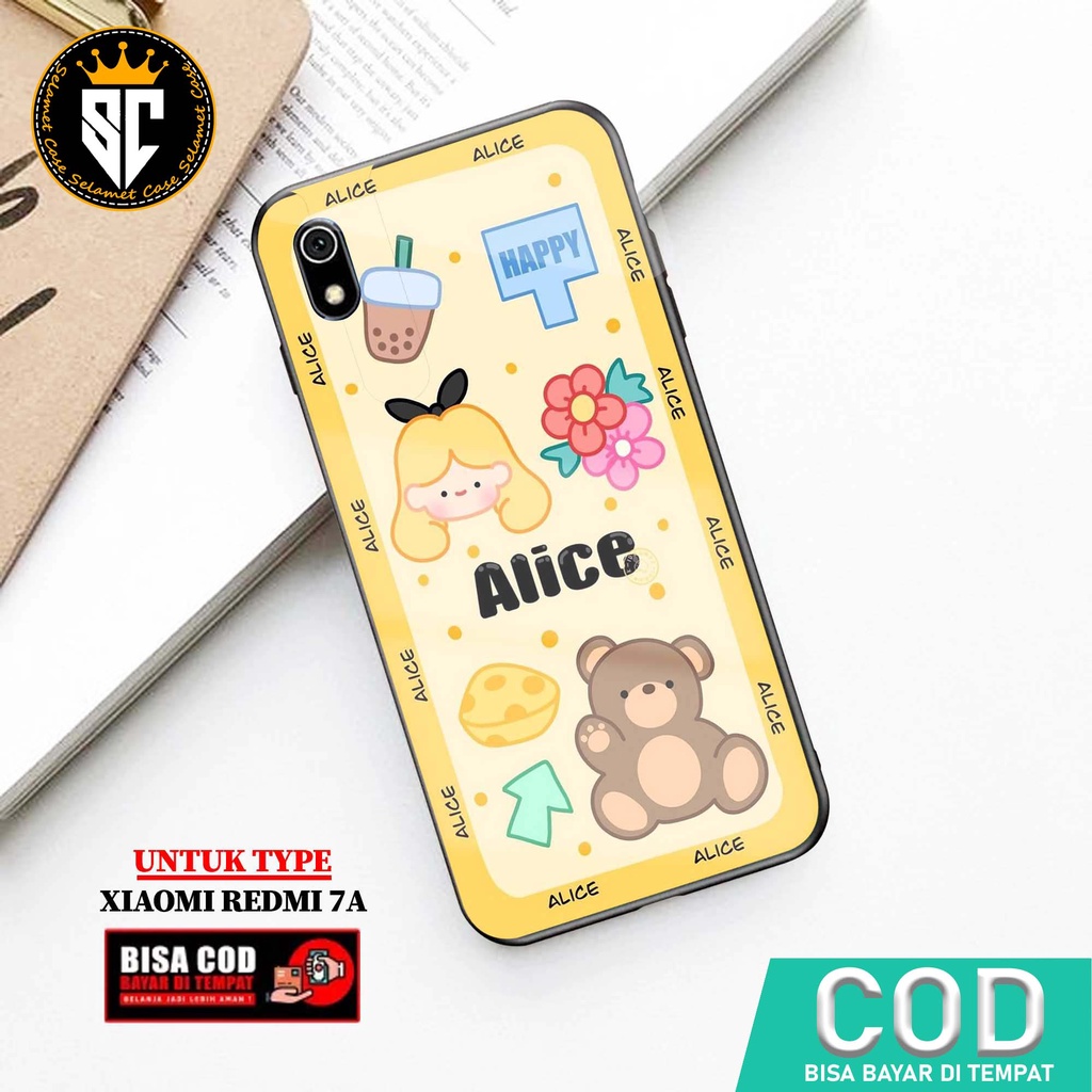 Case Xiaomi Redmi 7A Casing Xiaomi Redmi 7A  Selamet Case [BEAR] Case Glossy Case Aesthetic Custom C