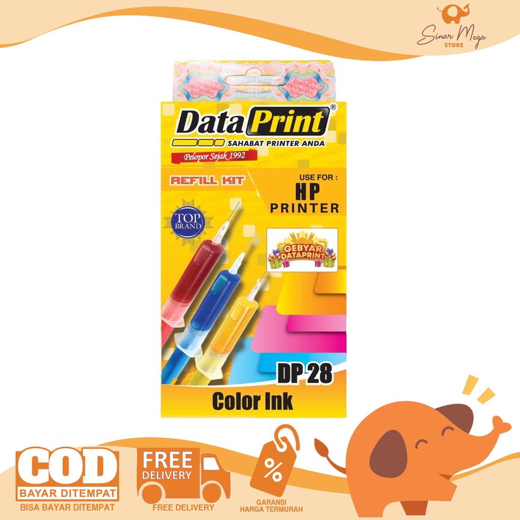 Data Print DP 28 Color / Tinta Suntik HP