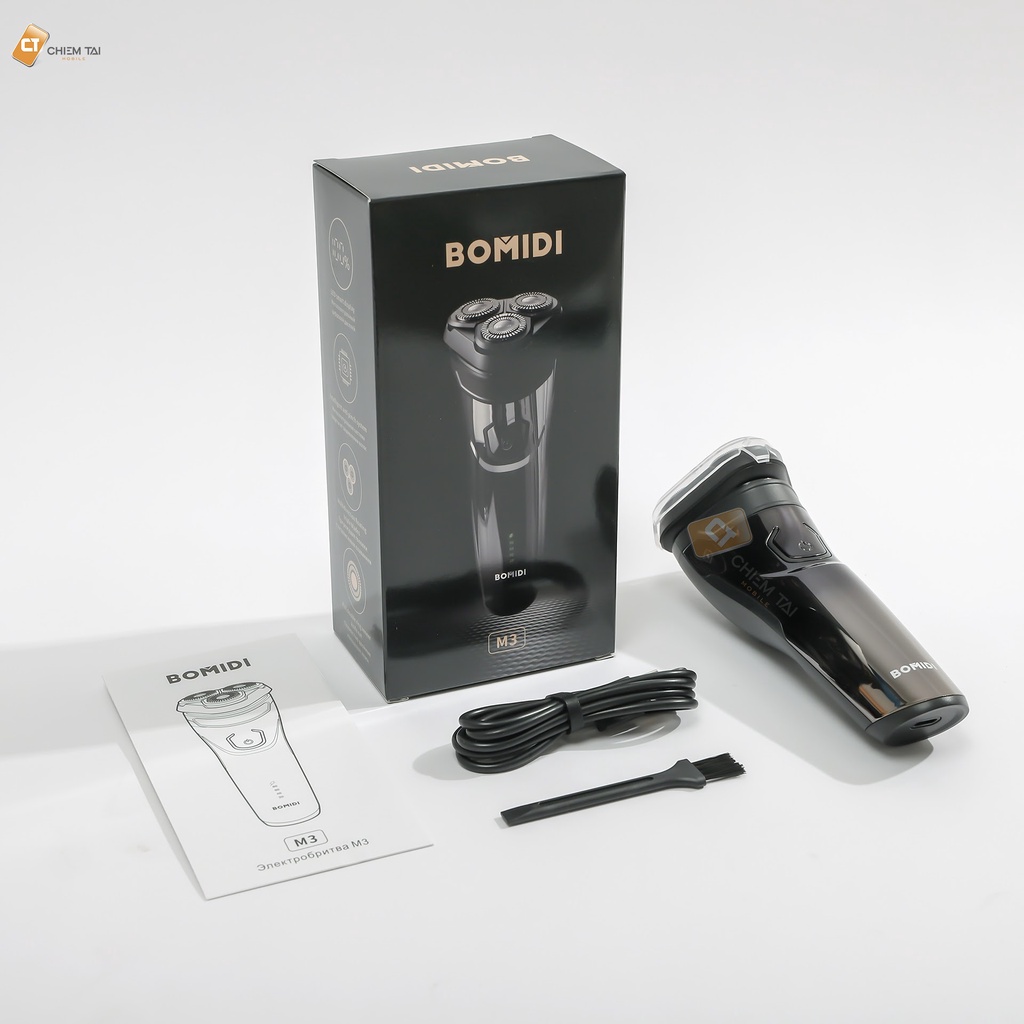 BOMIDI M3 Alat Cukur Rambut Kumis Jenggot Shaver Electric Elektrik