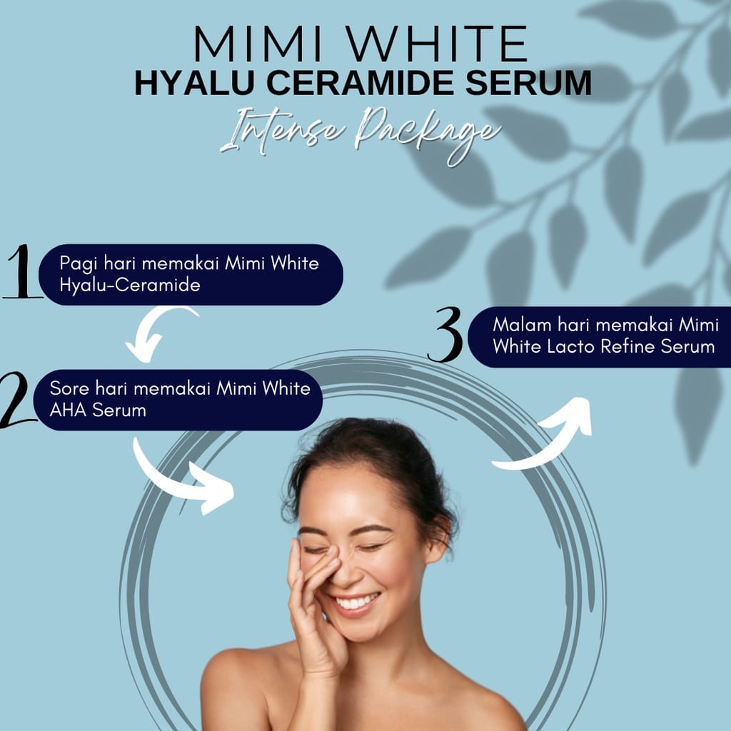 MIMI WHITE HYALU CERAMIDE/LACTO REFINE SERUM