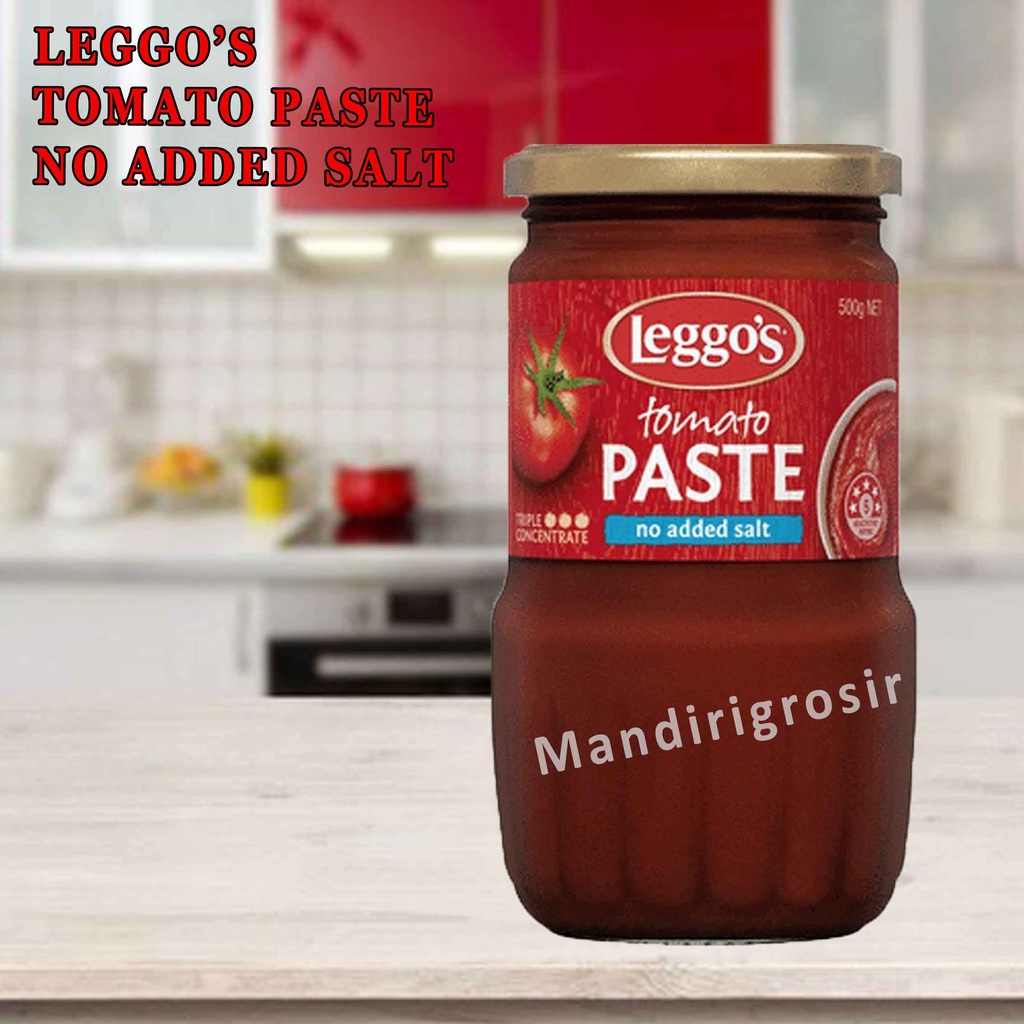 LEGGOS TOMATO PASTE NO ADDED SALT 500g