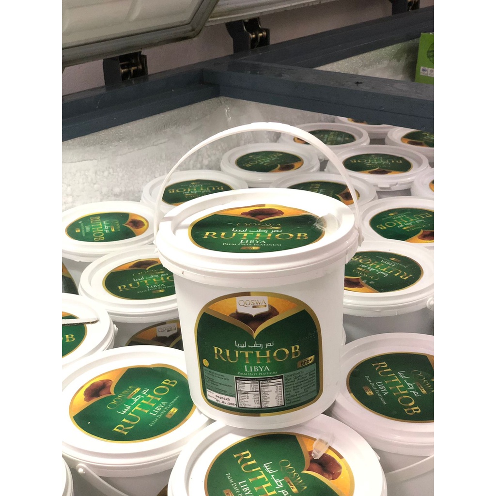 KURMA RUTHOB QOSWA LIBYA KEMASAN EMBER PALM DATE PLATINUM 800GR