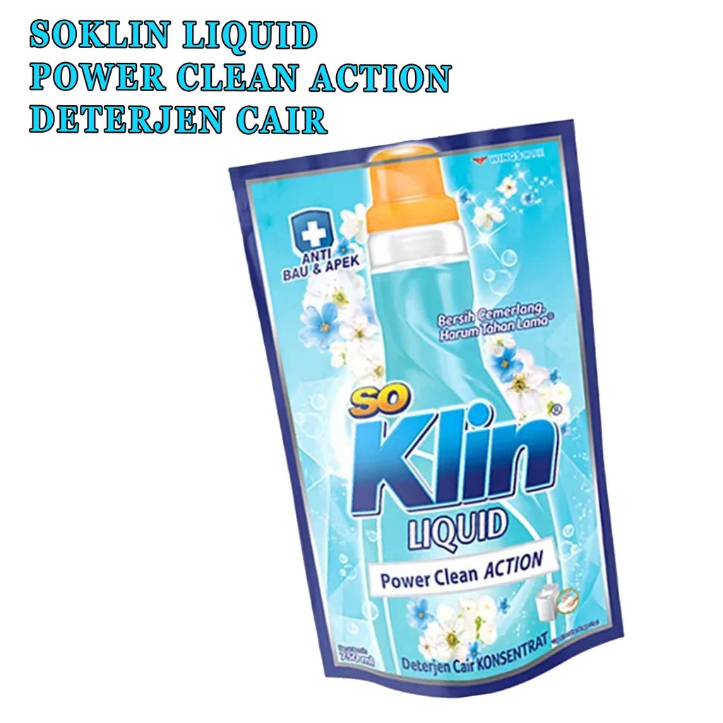 SOKLIN LIQUID POWER CLEAN ACTION 720ML