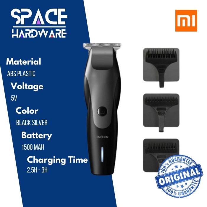 XIAOMI ENCHEN HUMMINGBIRD ELECTRIC HEAD CLIPPER ALAT CUKUR RAMBUT