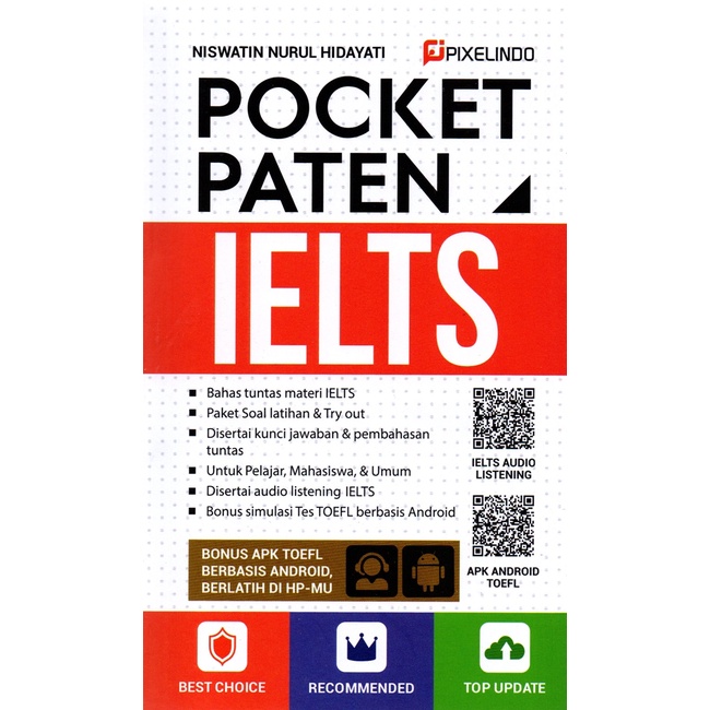 POCKET PATEN CONVERSATION GRAMMAR IELTS TOEFL TOEIC VOCABULARY KARYA NISWATIN NURUL HIDAYATI EMIRFAN / PIXELINDO