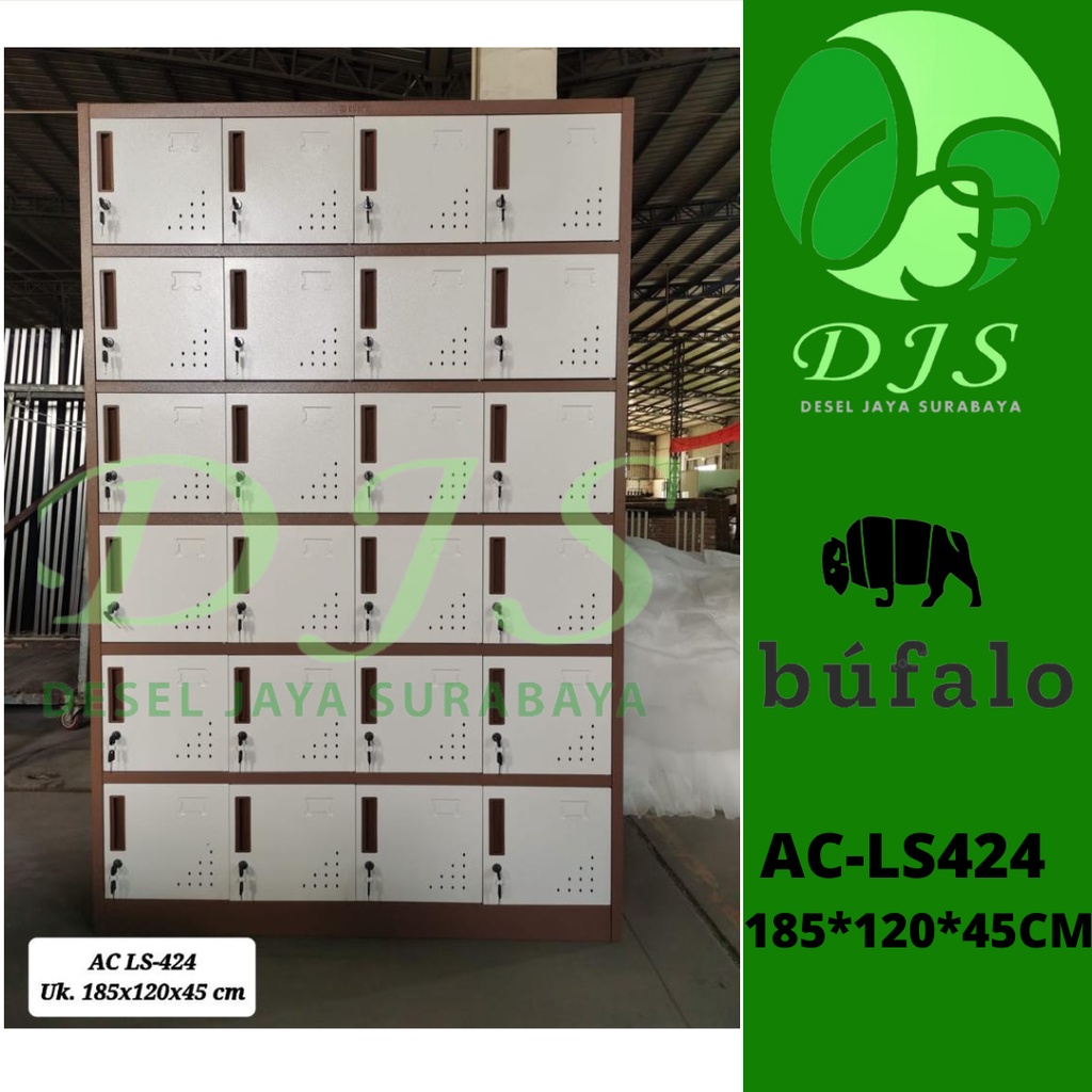 Loker Besi 24 Pintu - Locker Besi AC-LS424 - (LEBIH TEBAL ) - Loker 24 pintu - Loker Besi Jumbo - Lo