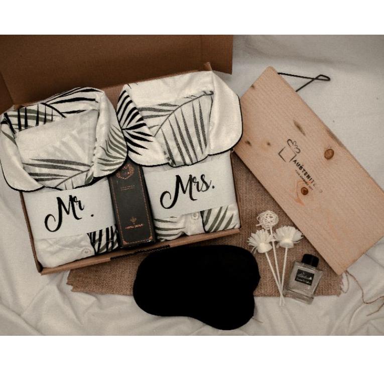 TERLARIS Hampers Wedding / Kado nikah / Hampers Pernikahan / Seserahan / Hampers Piyama Couple / Baj