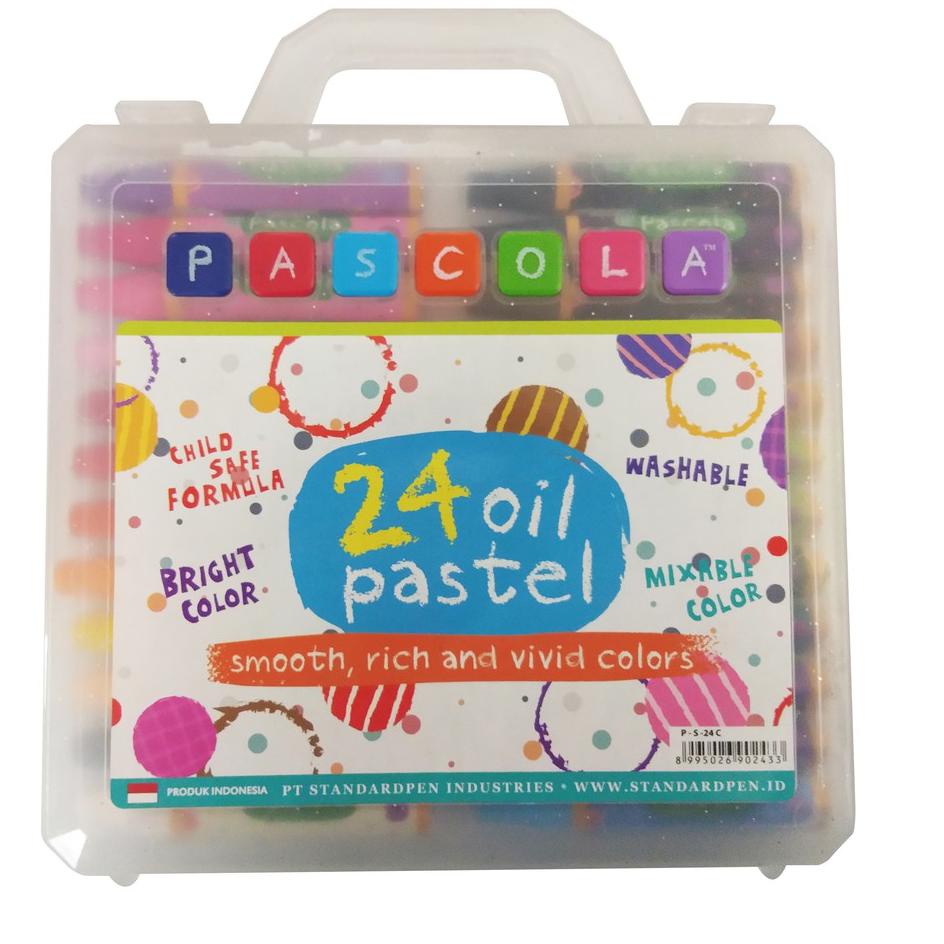 

Produsen Resmi Oil Pastels / Krayon / Crayon Pascola 24 Warna