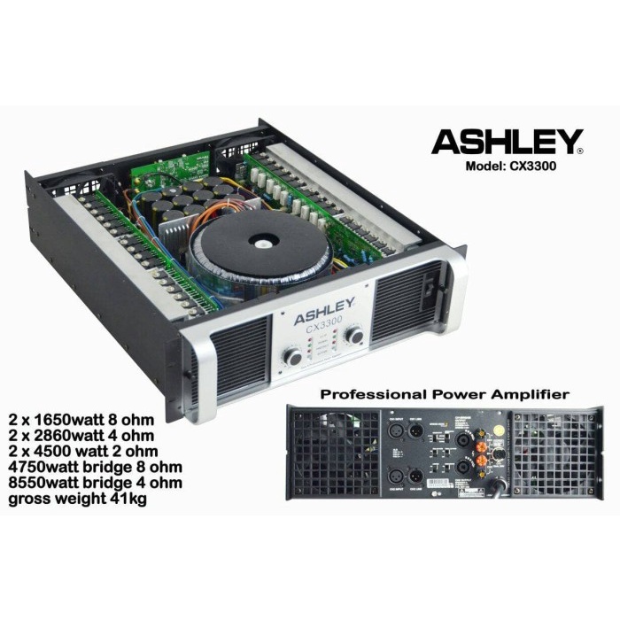 Promo Power Amplifier Ashley Cx3300 ( Original )