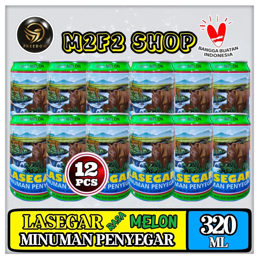 

LASEGAR Minuman Larutan Penyegar Rasa Melon Kaleng - 320 ml (Kemasan 12 Pcs)