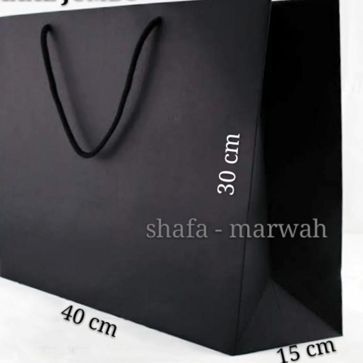 

Sedang Laris BIG SIZE PAPERBAG XXXL JUMBO DARK NAVY 40 X 30 X 15 cm.