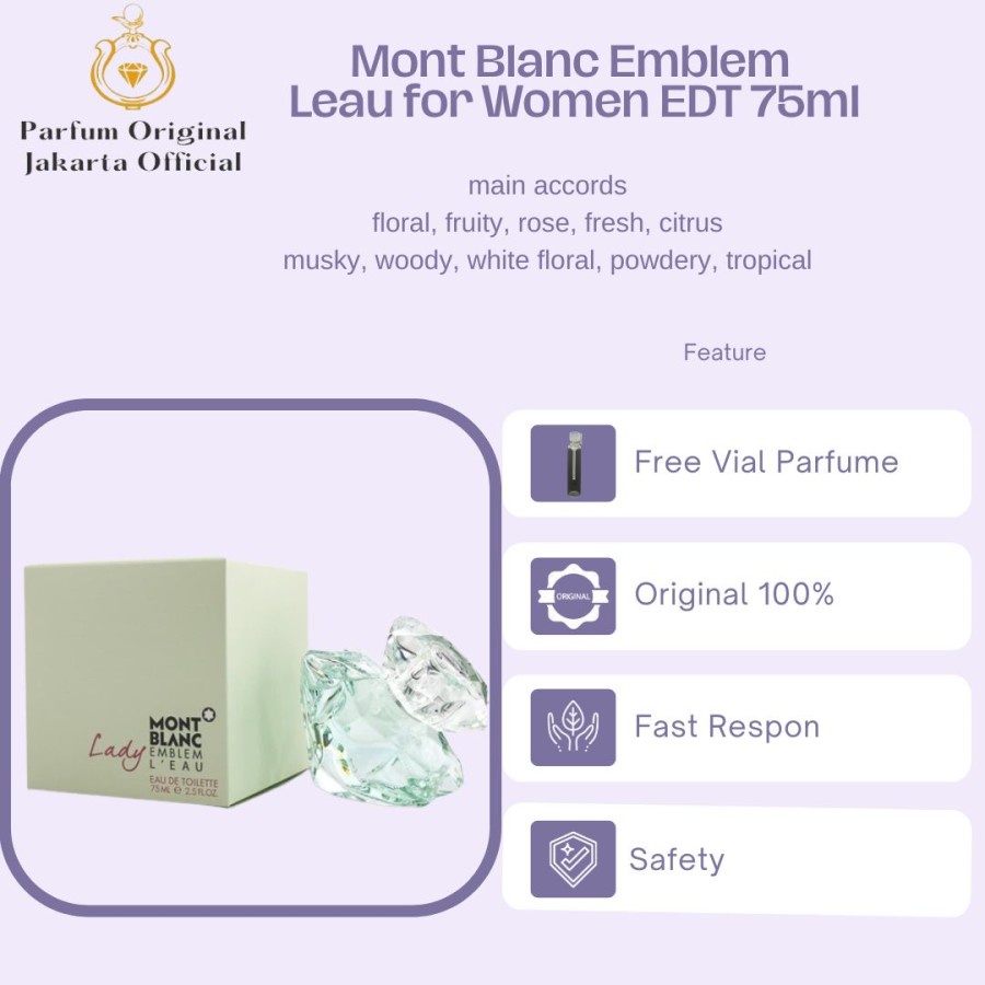 Parfum Parfume Perfume Asli Perawatan Kecantikan Original Import Branded Wanita Perempuan Cewek Mont