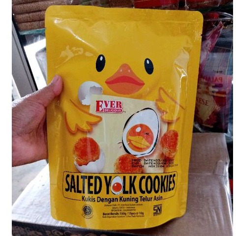 

EVER DELICIOUS SALTED YOLK COOKIES 150GRAM/KUKIS DENGAN KUNING TELUR ASIN/CEMILAN