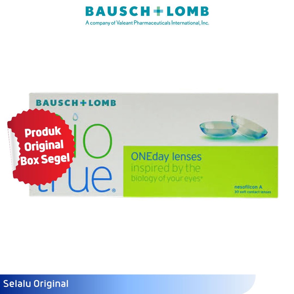 Softlens Bio True Bening Harian Bausch and Lomb Kadar Air Tinggi