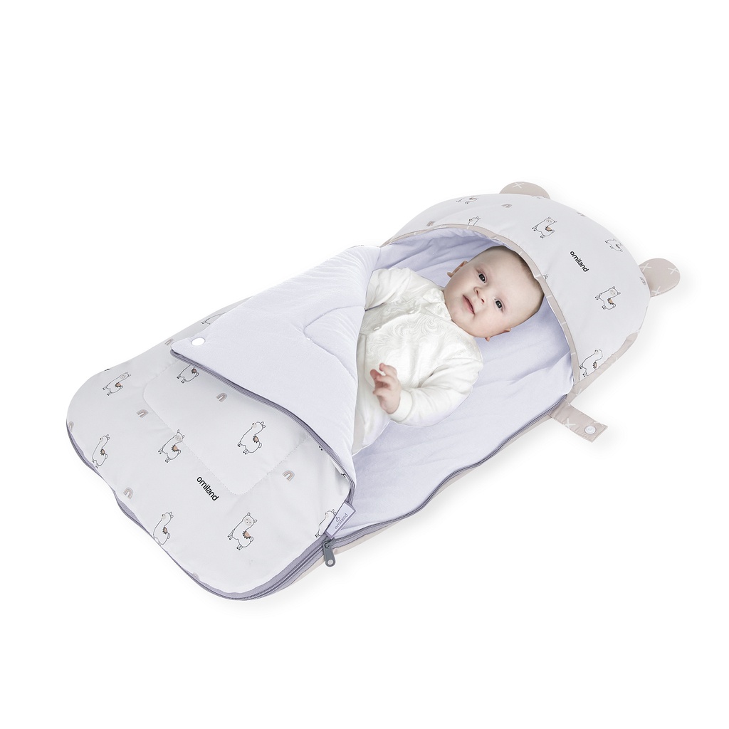 Omiland Sleeping Bag Kantong Tidur Bayi Lembut &amp; Hangat Alpaca Series - OB 26201-4