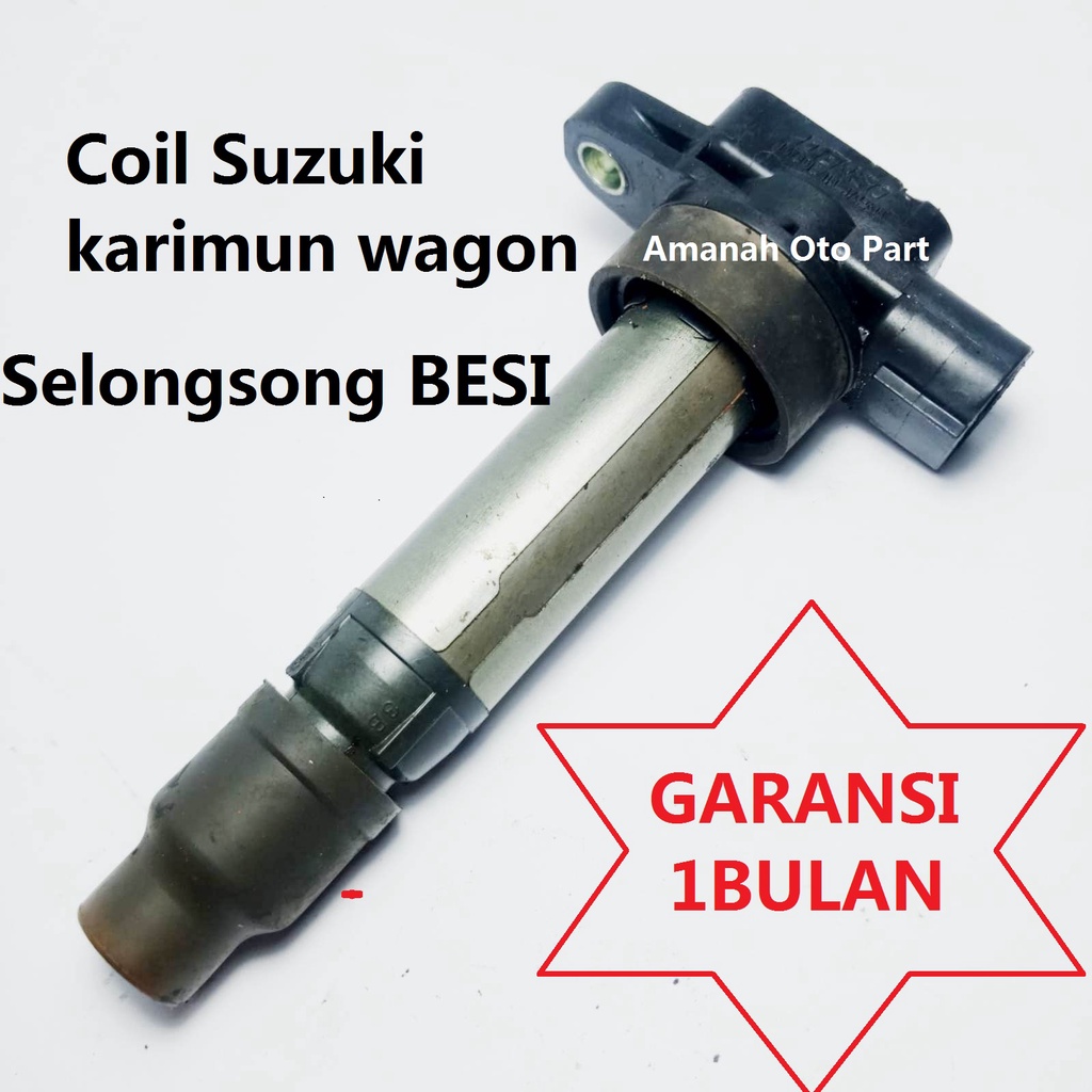 koil coil suzuki Karimun ignition wagon R 1.0 Splash Copotan original asli ori DBA-MH22S NL2 099700-095 33400-76G2 MH23S besi