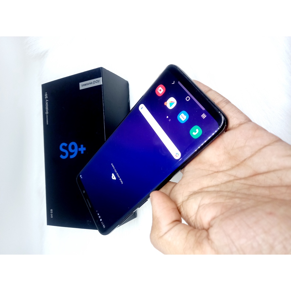 Samsung s9 plus ram6 128gb dan versi ram6 64gb seken bekas second lengkap murah layar cembung keren 