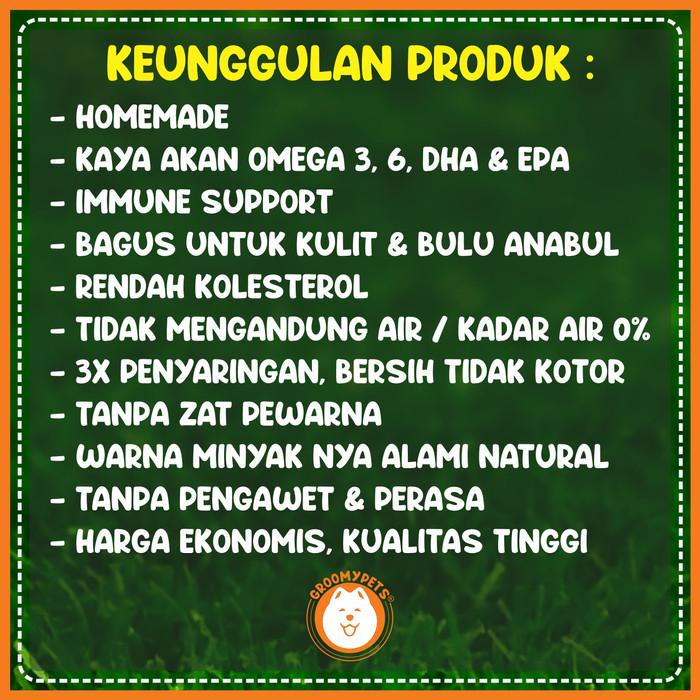 salmon oil vitamin anjing dan kucing - homemade salmon oil