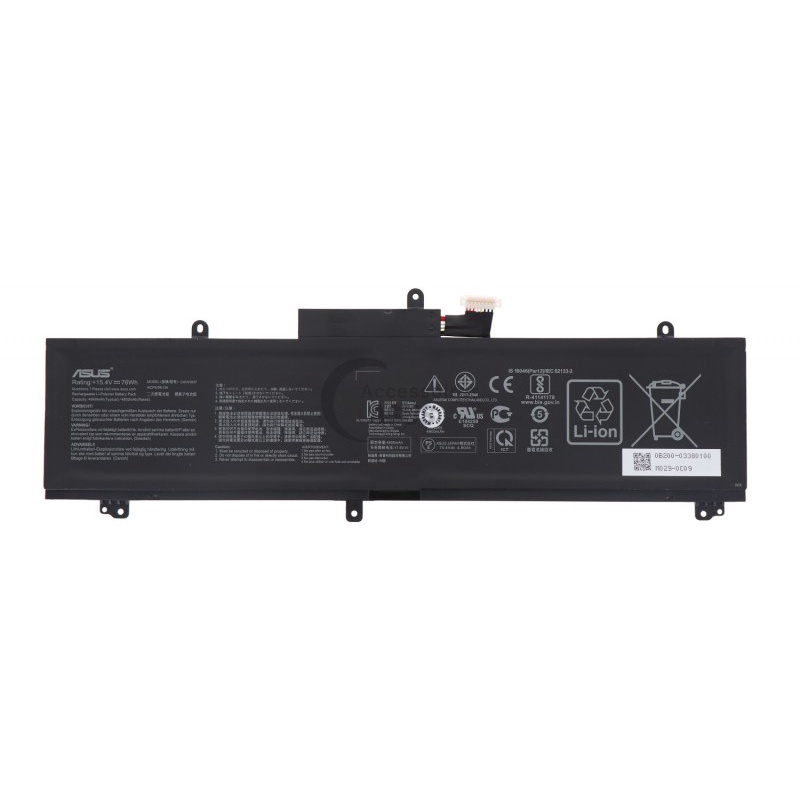 Baterai asus rog zephyrus gu502 gu502gu g502gv ga502 gx502 c41n1837