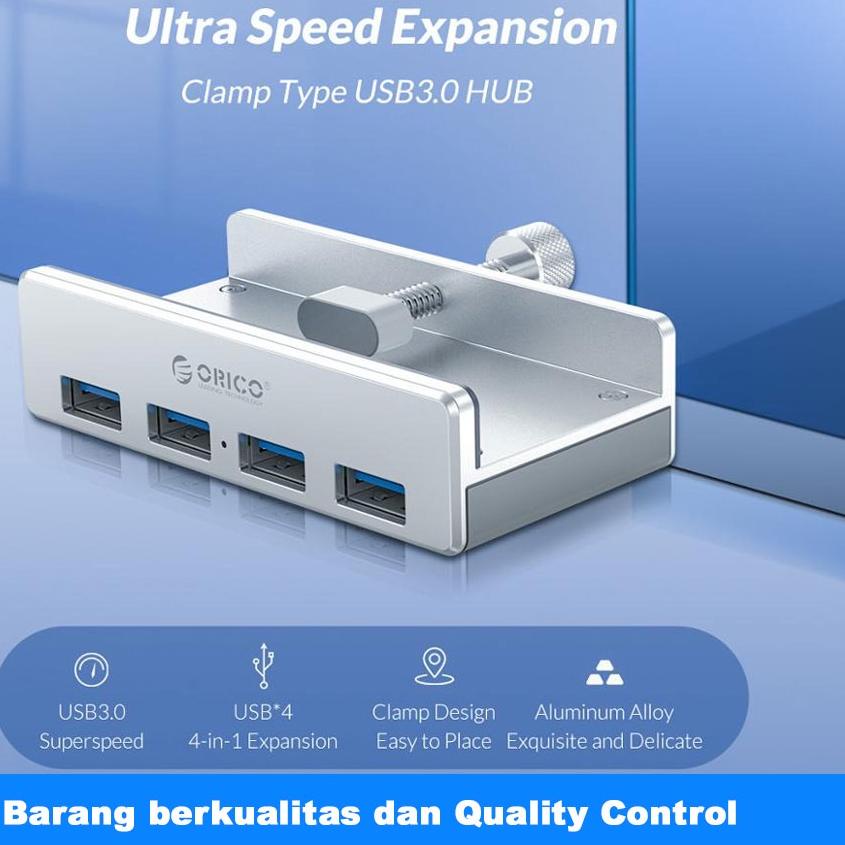 ➢ USB Hub 3.0 Clip-on Type Aluminium 4 Port - Orico MH4PU ♀
