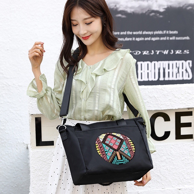 TAS SELEMPANG WANITA CHIBAO PAVITRA TA750B5 TOTE BAG RESLETING KULIAH KERJA SHOULDER BAHU FASHION KOREA SLING BAG BRANDED BATAM PREMIUM REMAJA HITAM IMPORT CEWEK KEKINIAN MURAH