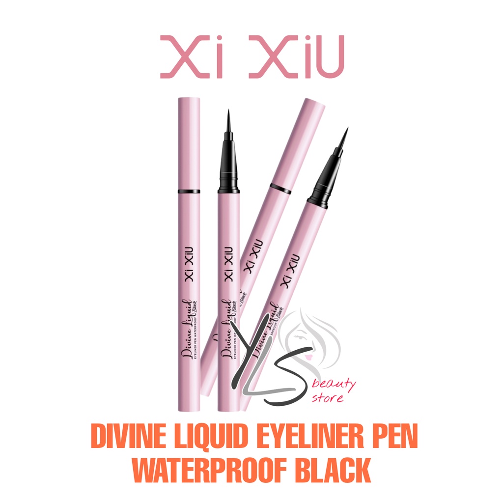 XI XIU DIVINE LIQUID EYELINER PEN WATERPROOF BLACK - TERDAFTAR BPOM - EYELINER XI XIU - XIXIU EYELINER MURAH