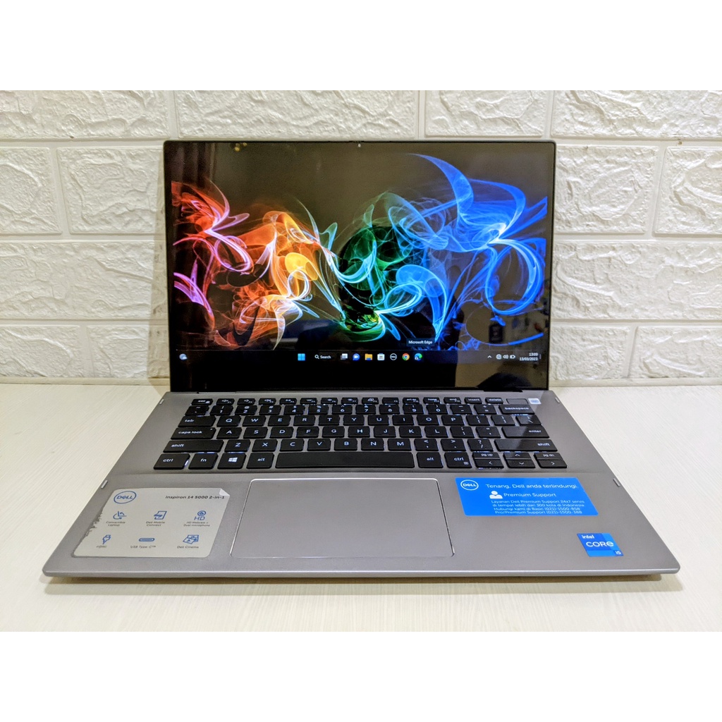 Dell Inspiron 14 5406 2in1 Touch Core i5-1135G7 Intel Iris XE Nvidia MX330 2GB Dual VGA Gaming Gen 1