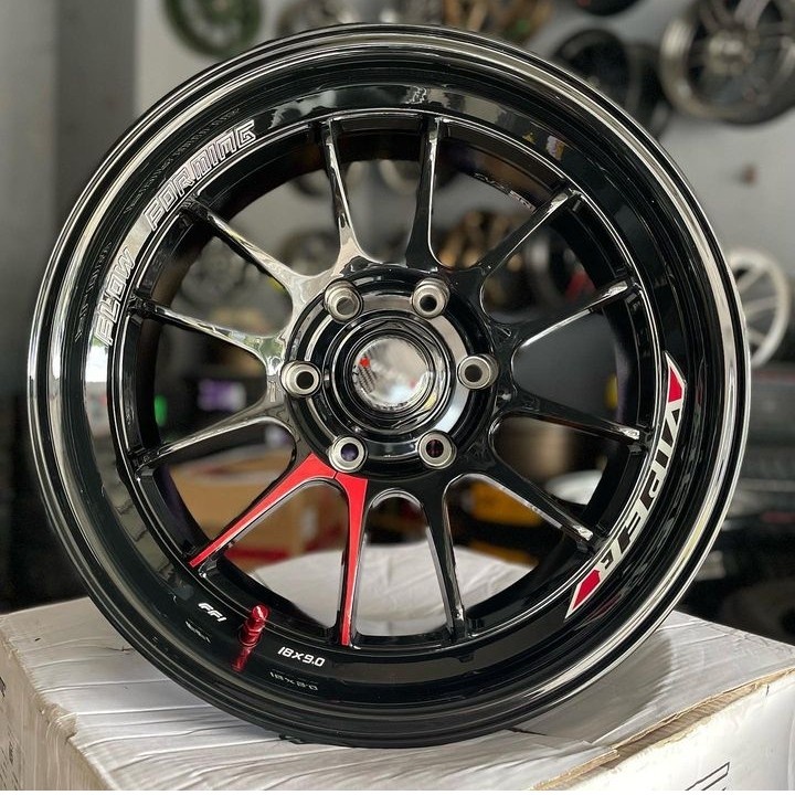 velg viper limited ring 18 velg mobil pajero fortuner flowforming r18